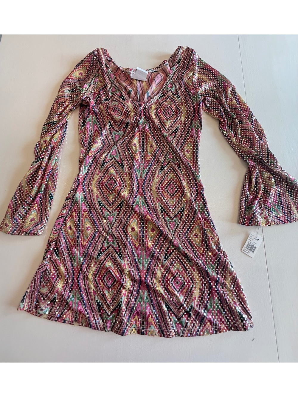 California Costume Collections Adult Sequin Embellished Dress